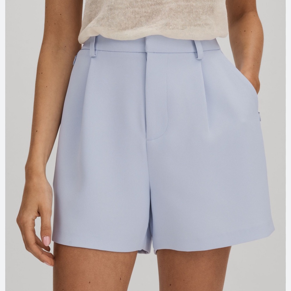 Express Sky Blue High Waist Women's Shorts